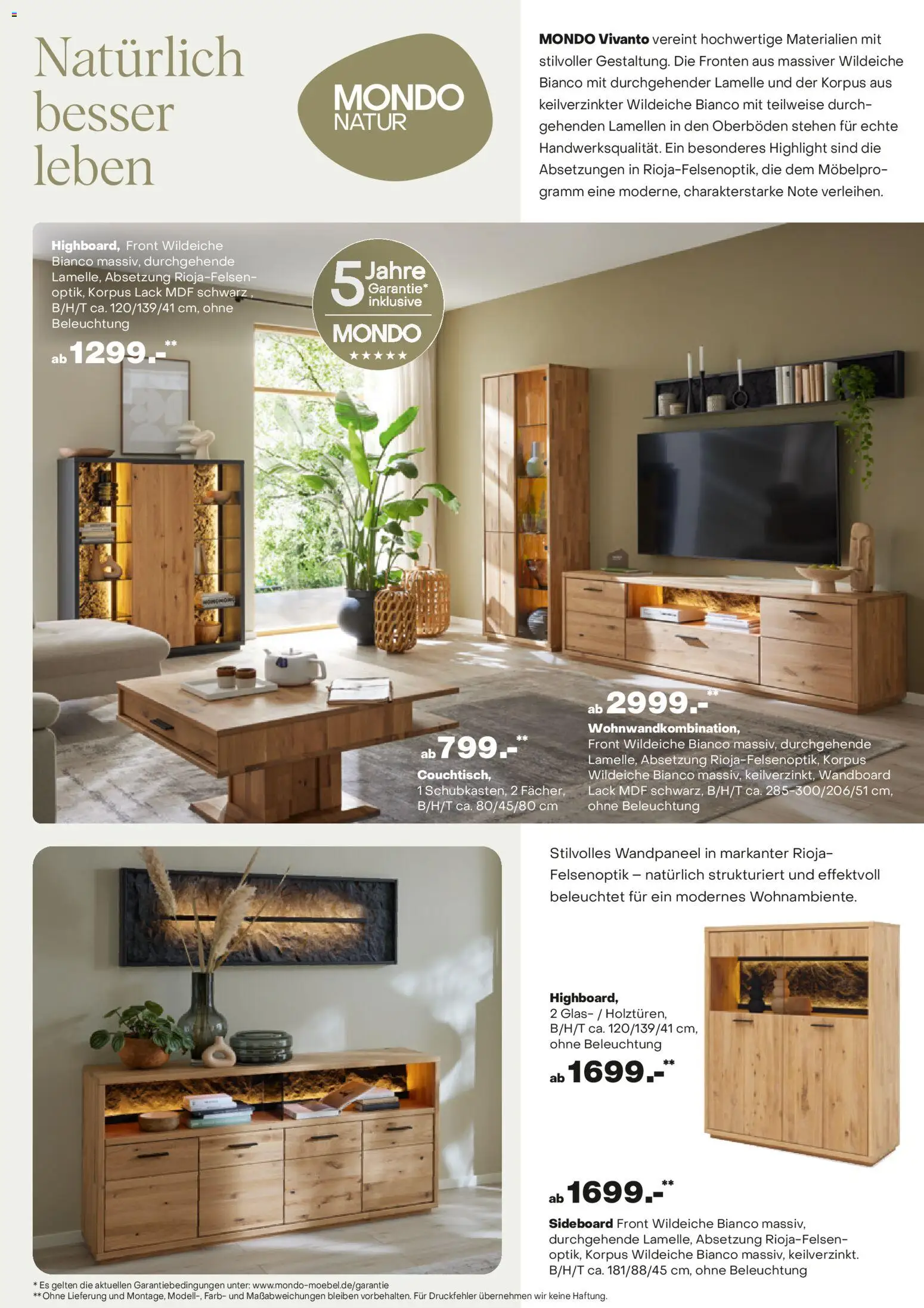 Ostermann Mondo Herbstprospekt 2026 – gültig ab 05.10.2026 | Seite: 10 | Produkte: Sideboard, Wandboard