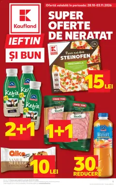 Ofertele Kaufland valabile de la 28.10.2026