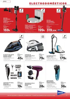 Vista previa Hipercor catálogo válido desde el 26/08/2026 | Página: 45 | Productos: Cepillo, Escoba, Secador de pelo, Aspirador