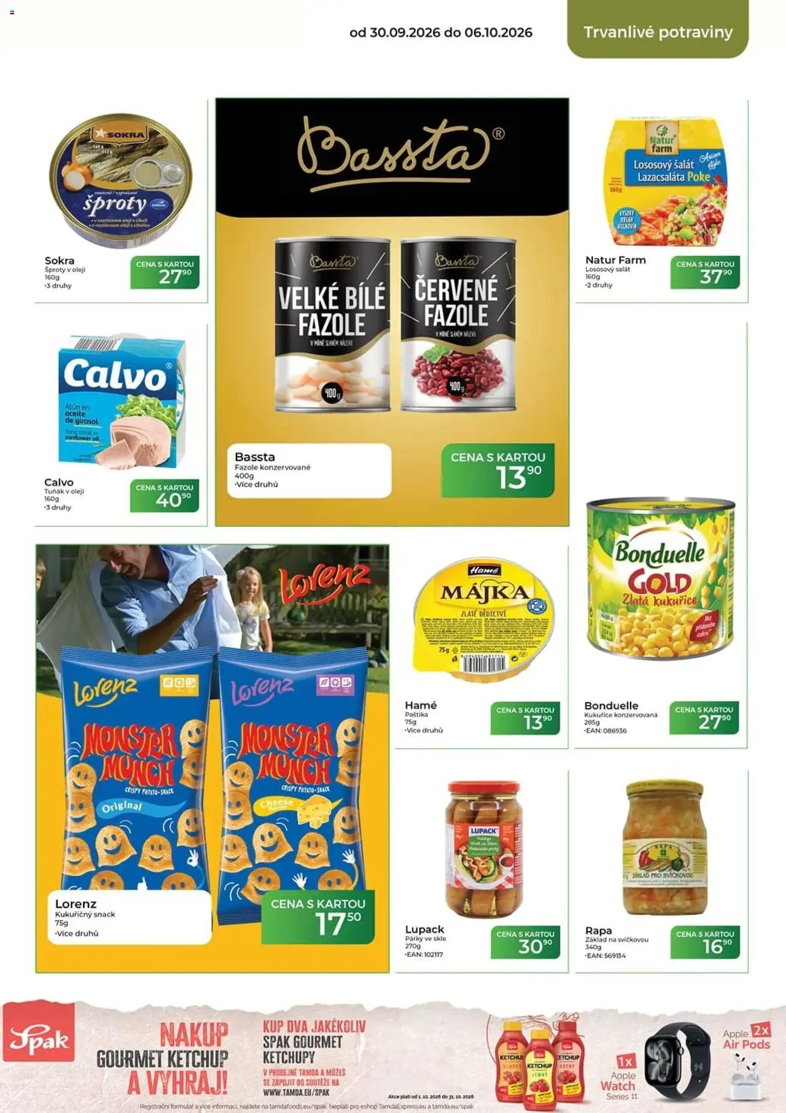 Tamda Foods leták od 30.09.2026 | Strana: 41 | Produkty: Párky, Apple, Kukuřice, Fazole