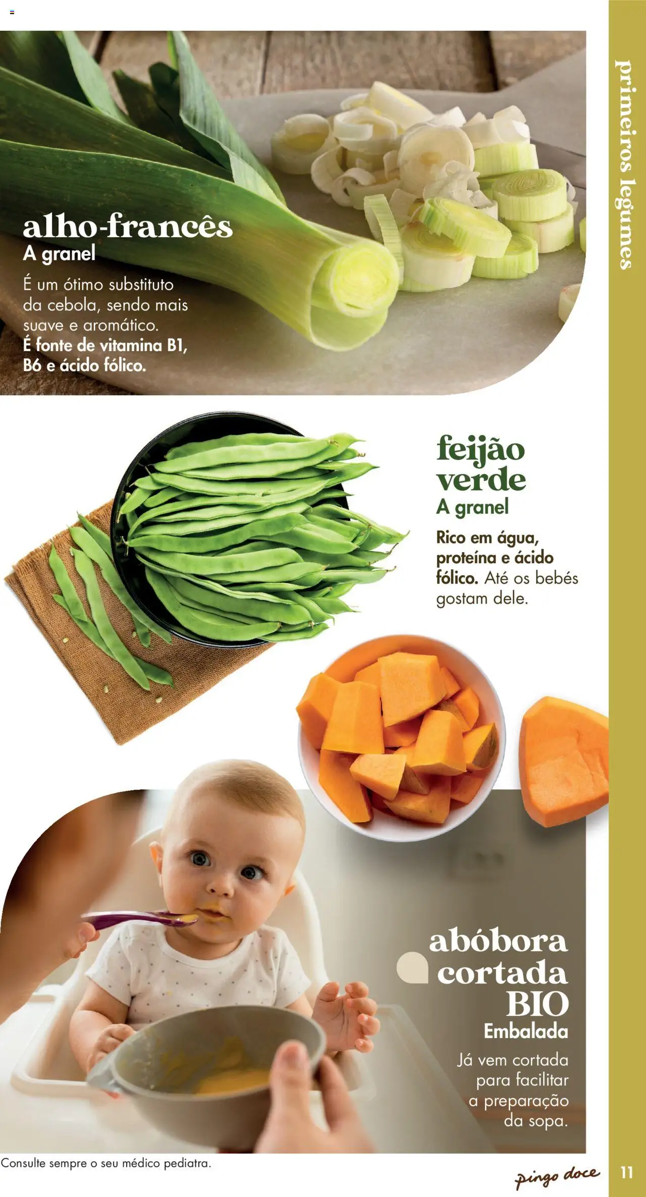 Pingo Doce - Catálogo Fruta e Legumes │ válido de 20/05/2025 | Página: 11 | Produtos: Legumes, Abóbora, Feijão, Proteina