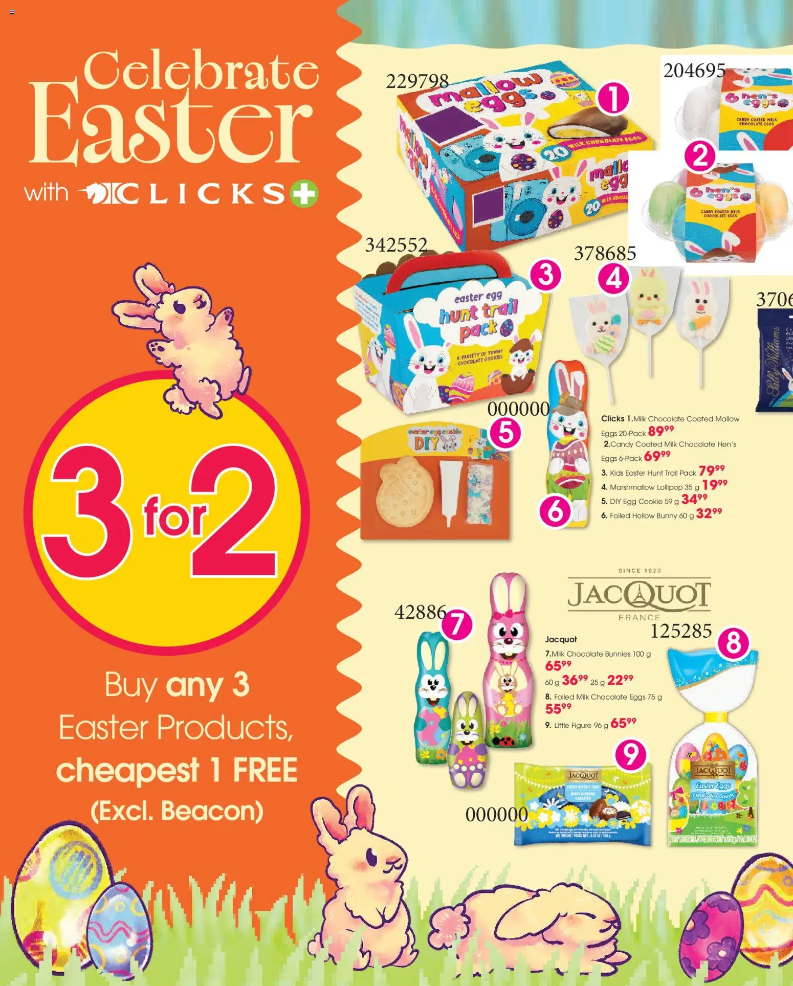 New Clicks catalogue – valid from 11.03.2026 | Page: 6 | Products: Milk, Eggs, Chocolate