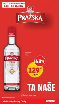 Náhled letáku PRAŽSKÁ VODKA, Tradiční obilná vodka z kvalitního výběrového obilí. od 07.10.2026 | Strana: 32