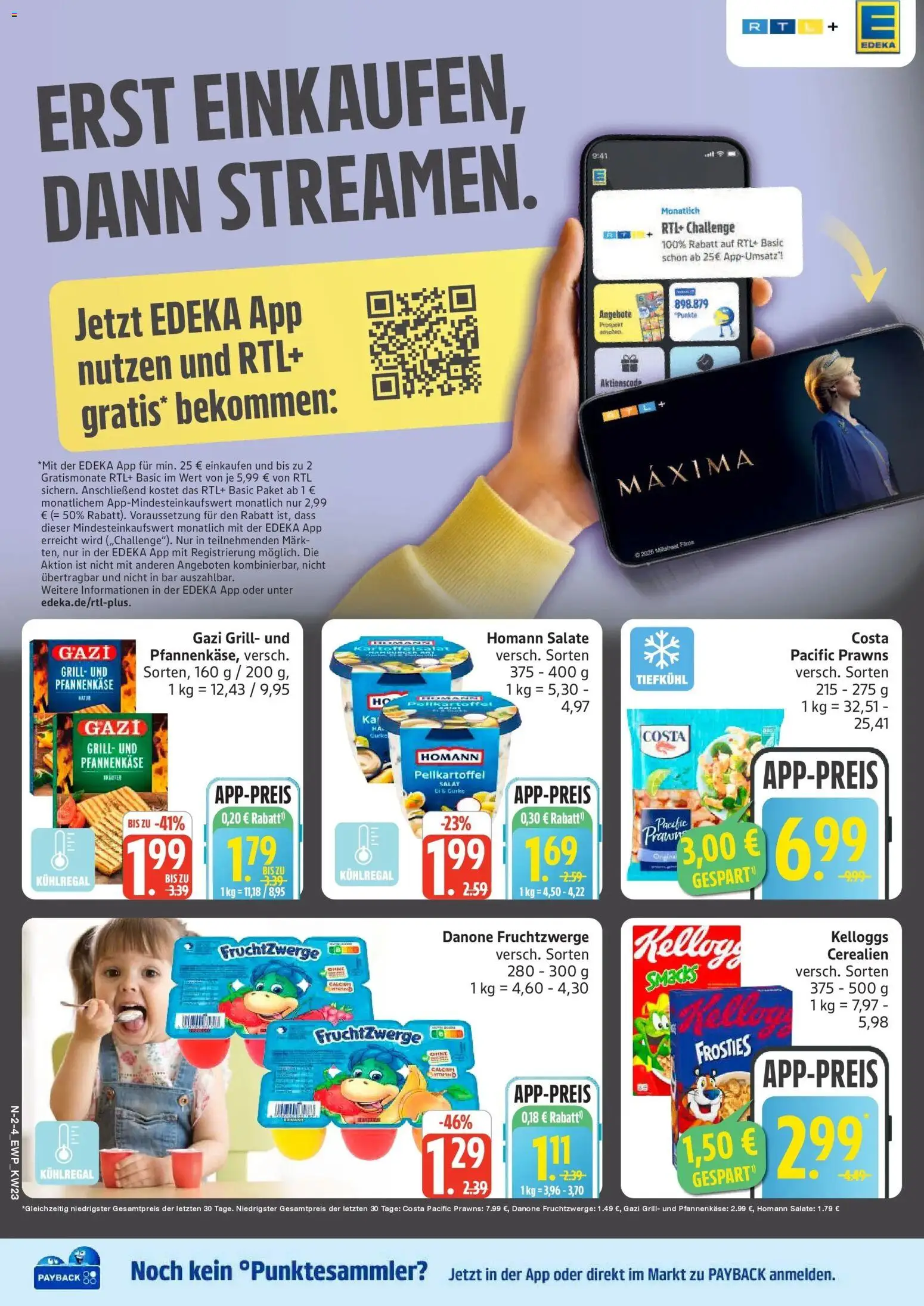 Edeka prospekt Rostock – gültig ab 01.06.2026 | Seite: 2 | Produkte: Grill, Fruchtzwerge, Salat