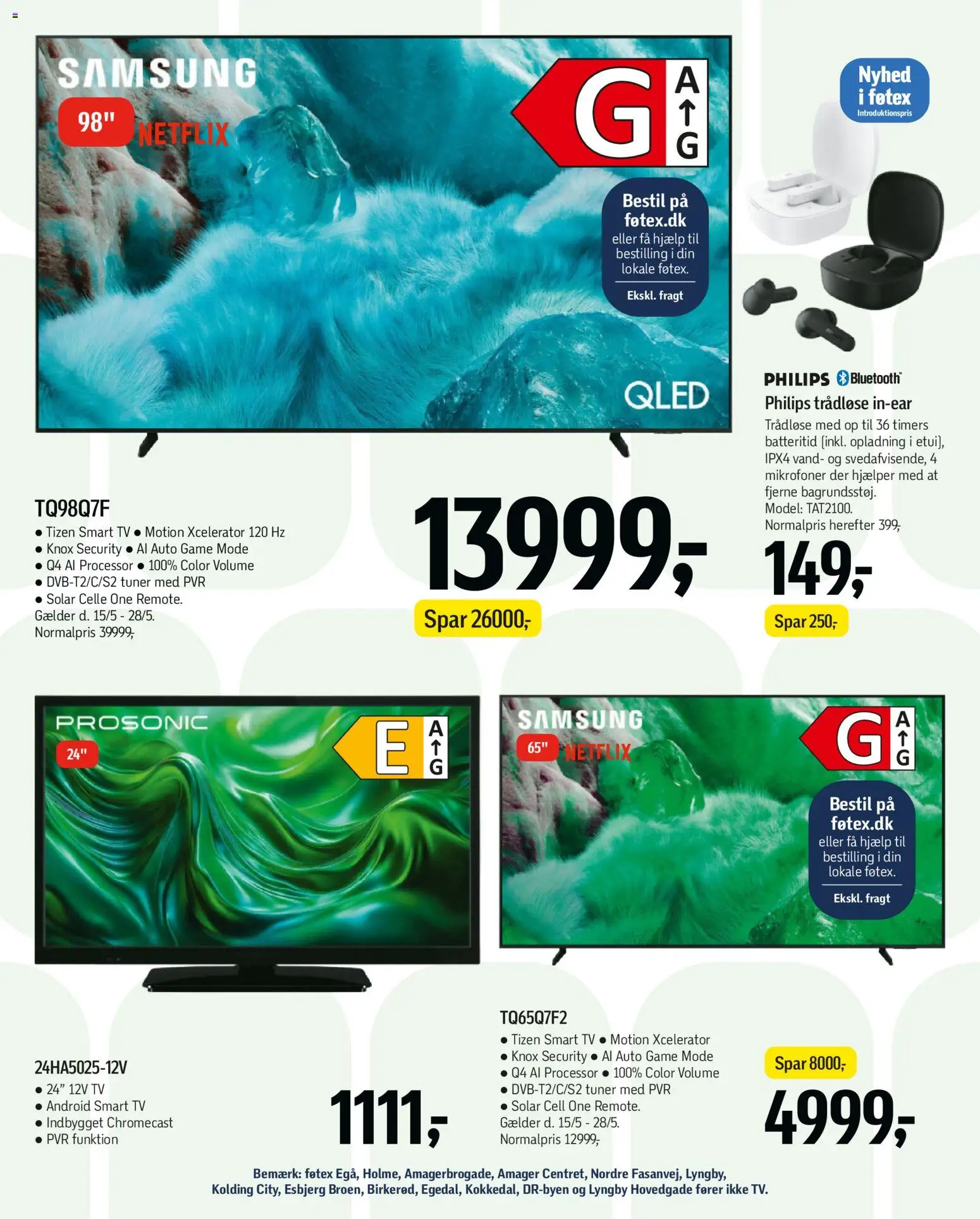 Føtex tilbudsavis – gyldig fra 15.05.2026 | Side: 64 | Produkter: Processor, Smart TV, TV