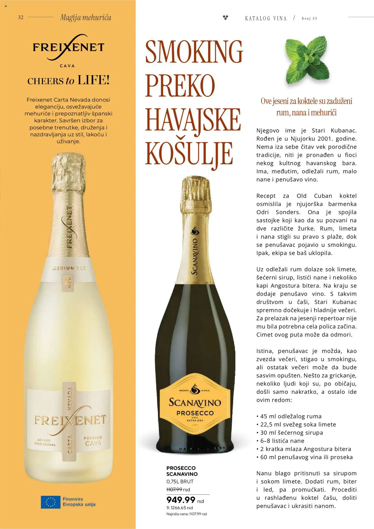 Idea katalog - važi od 26.10.2026 | Strana: 32 | Proizvode: Rum, Limeta, Prosecco, Sok