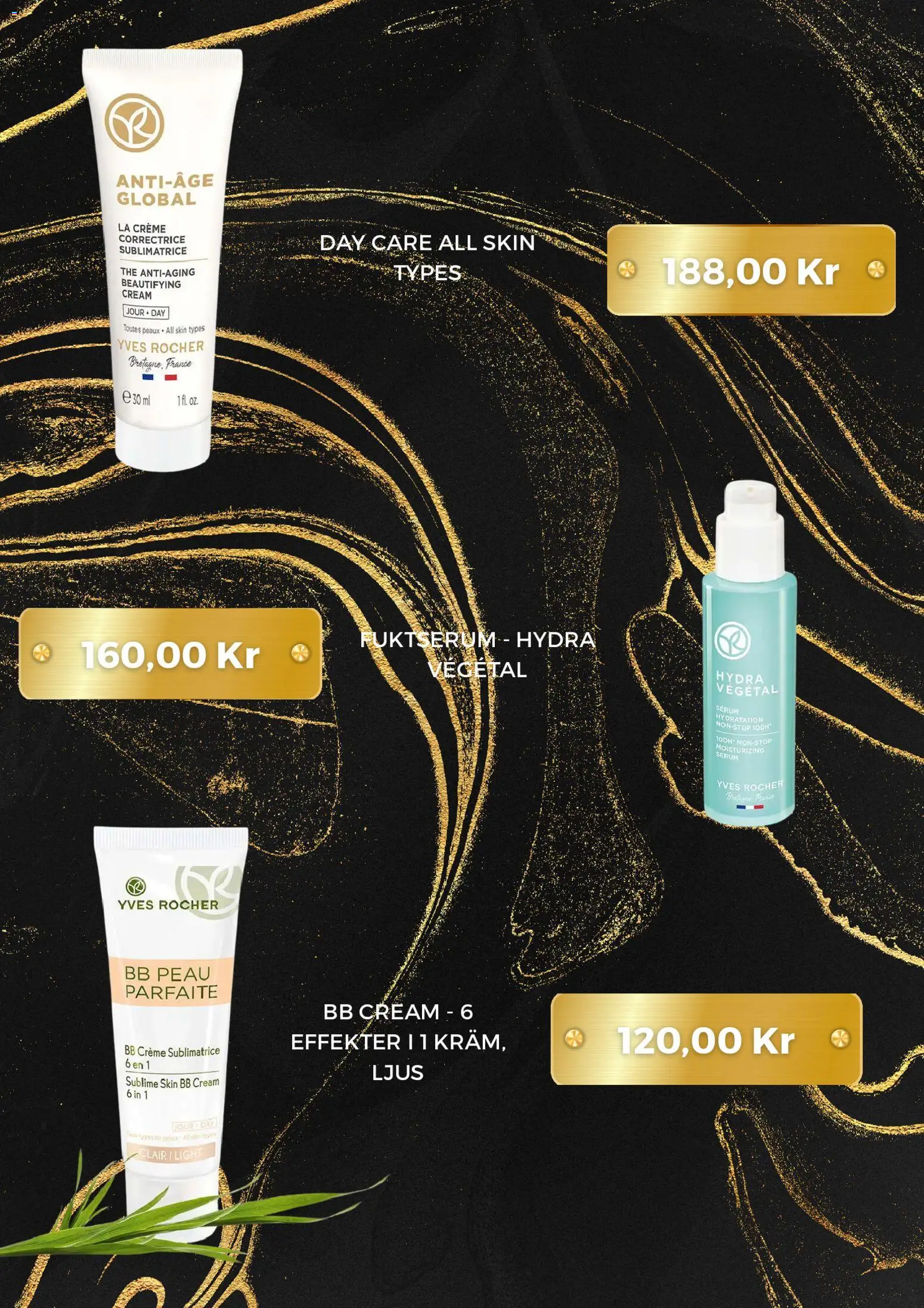 Yves Rocher reklamblad aktuell från 01/07/2026 | Sida: 2 | Produkter: BB cream, Serum, Ljus