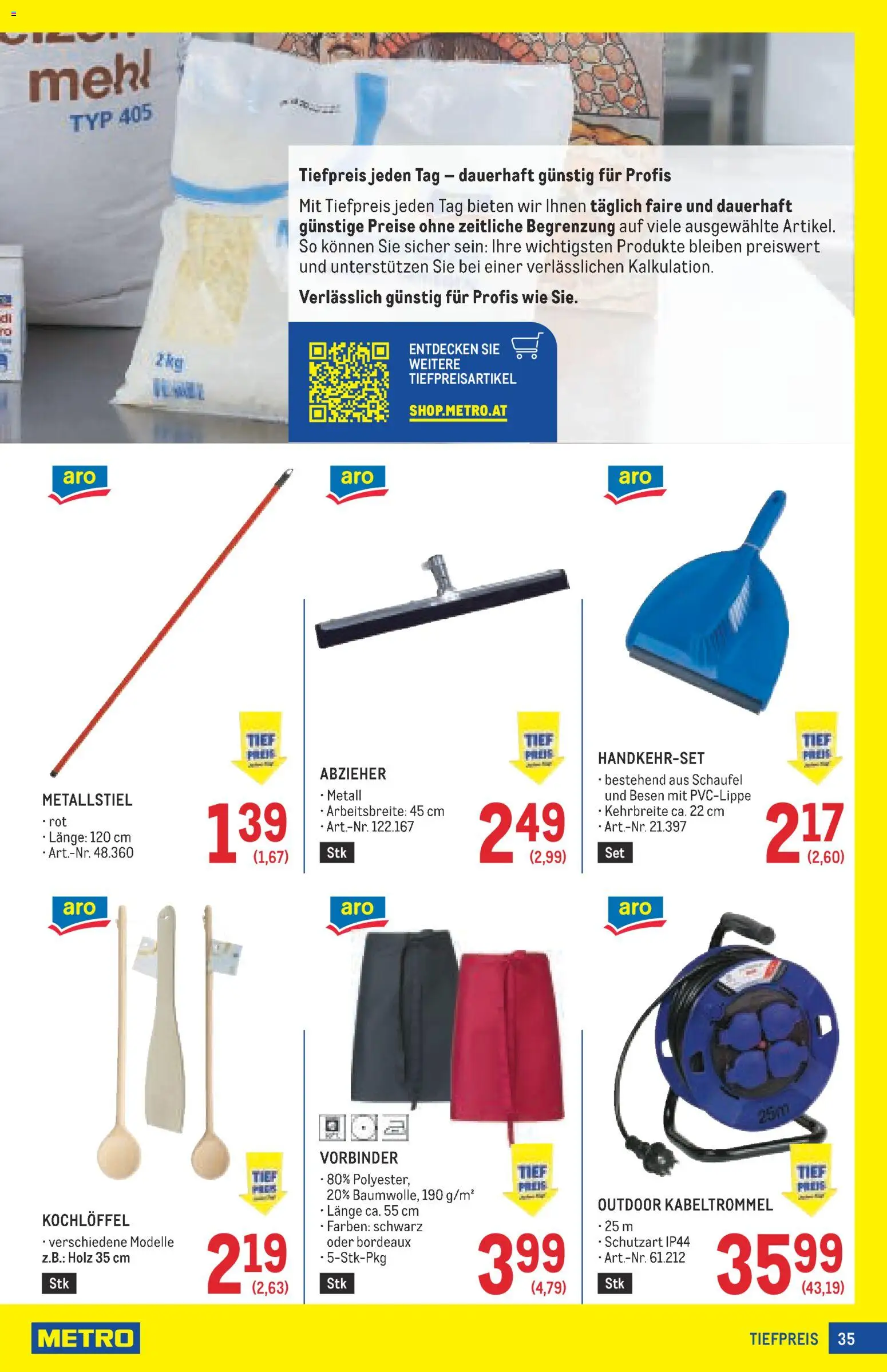 Metro angebote Profi gültig ab 01.10.2026 | Seite: 35 | Produkte: Mehl