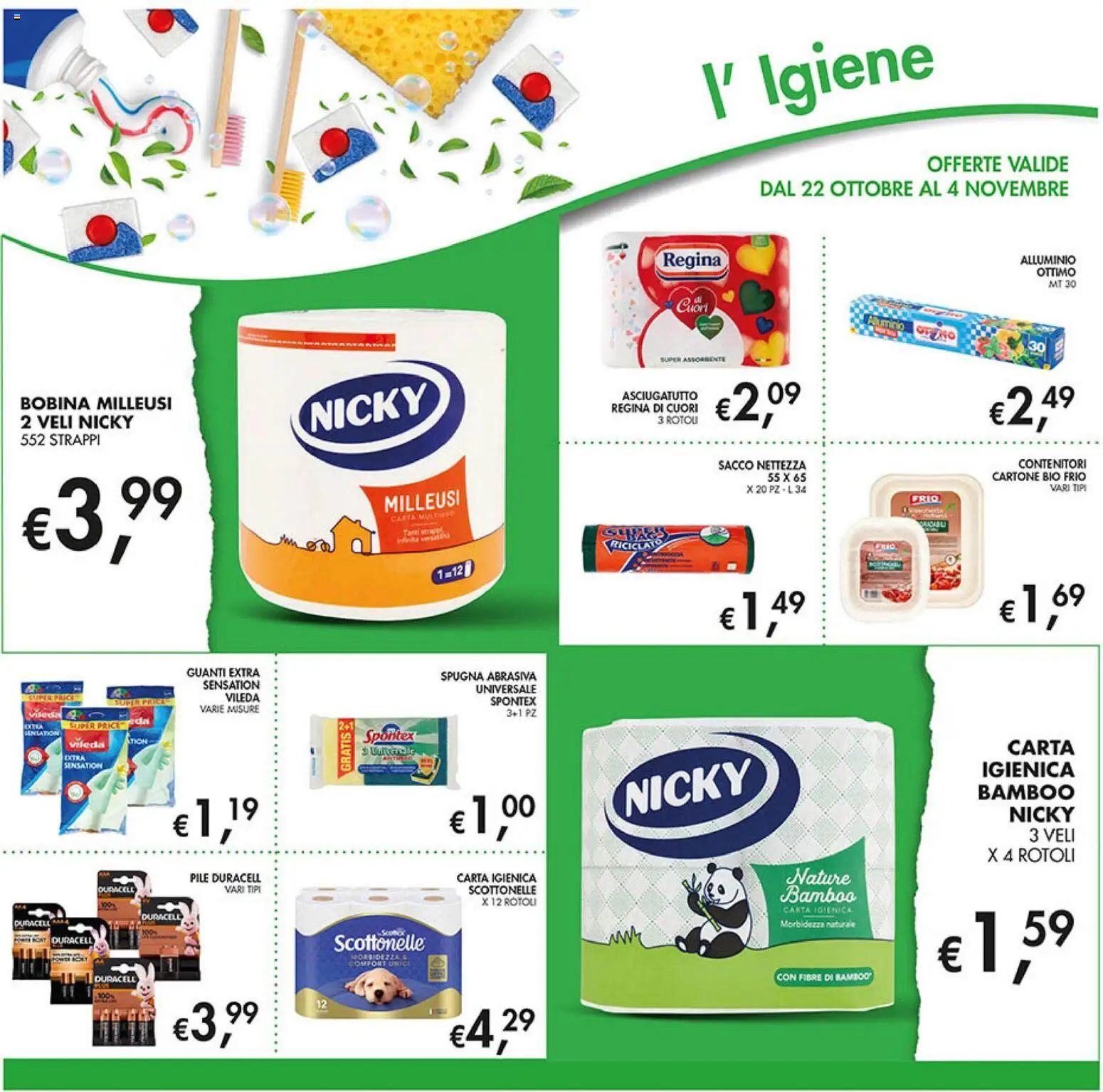Volantino Coal del 22/10/2026 | Pagina: 22 | Prodotti: Pile, Guanti, Asciugatutto, Alluminio
