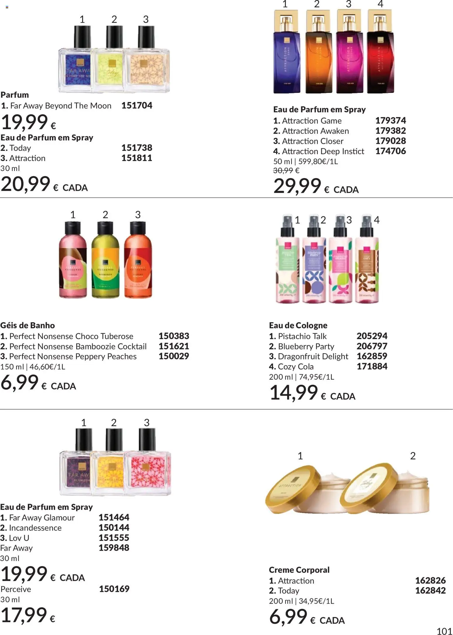 Catálogo Avon Campanha 5 │ válido de 01.05.2026 | Página: 101 | Produtos: Perfume, Creme corporal, Banho, Creme
