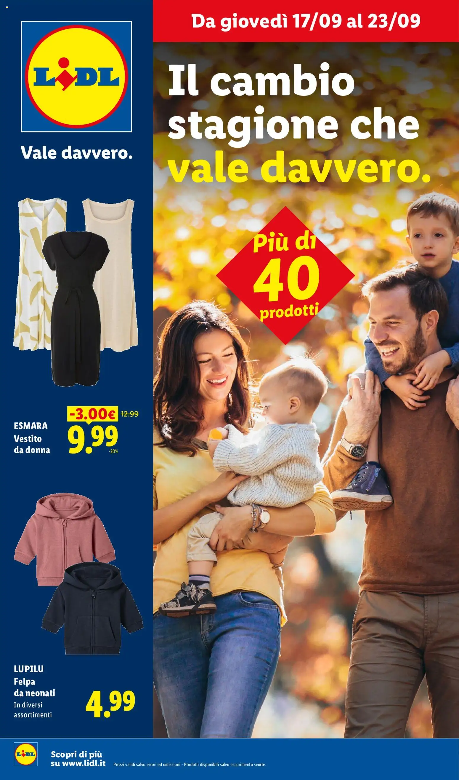 Volantino Lidl del 17/09/2026 | Pagina: 1