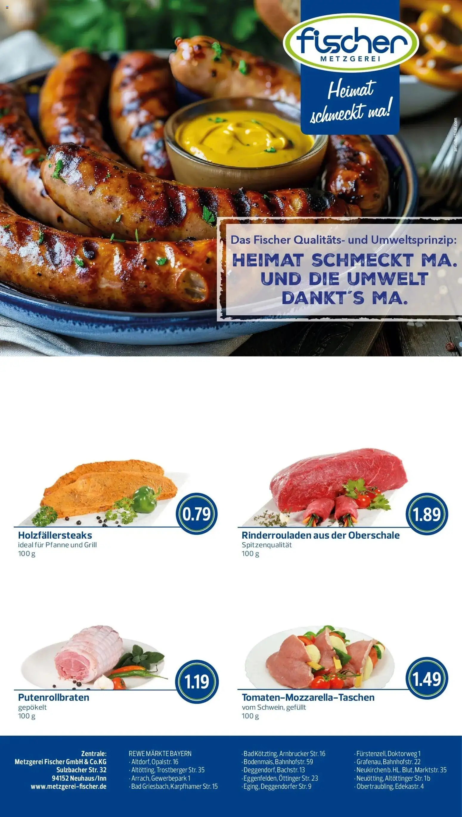 REWE Prospekt ab 17.08.2026 zum Blättern » Angebote | Seite: 10 | Produkte: Rinderrouladen, Grill, Bad