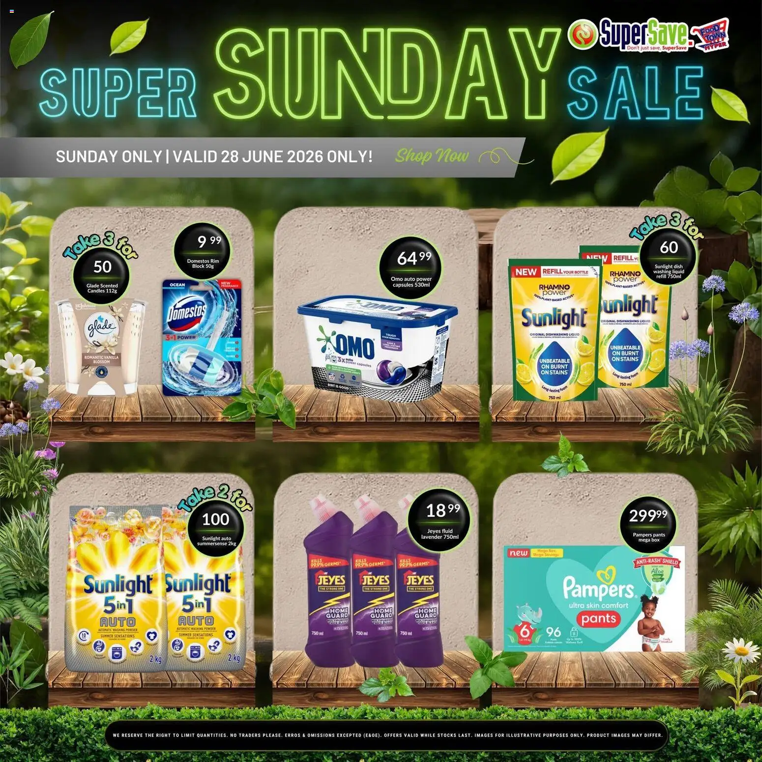 New Super Save catalogue – valid from 28/06/2026 | Page: 6 | Products: Pants, Dishwashing liquid