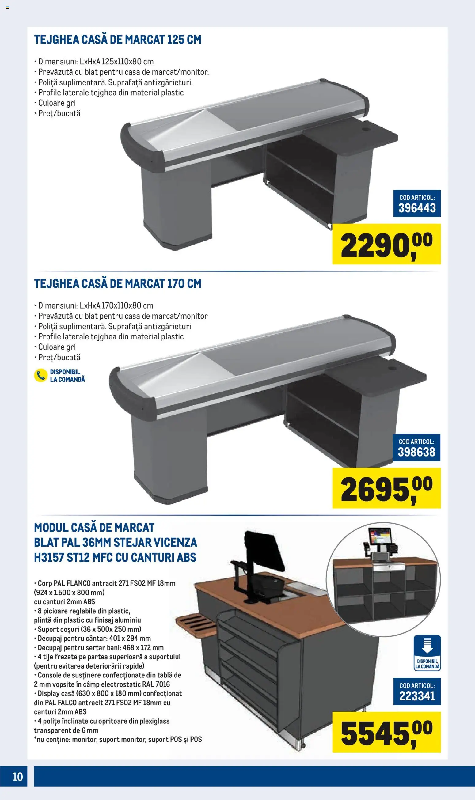 Noul catalog Metro – valabil de la 01.04.2026 | Pagină: 10 | Produse: Tablă, Cântar