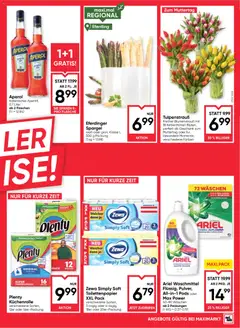 Maximarkt Flugblatt ab 07.05.2026 gültig | Seite: 3 | Produkte: Wasser, Vase, Waschmittel
