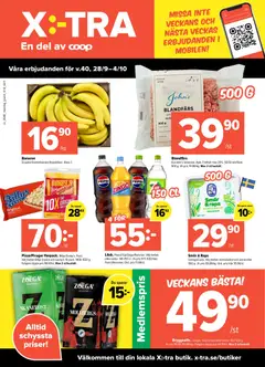 Coop X:-TRA erbjudanden - Förhandsvisning av reklamblad från butik Coop X:-TRA aktuell från 28/09/2026