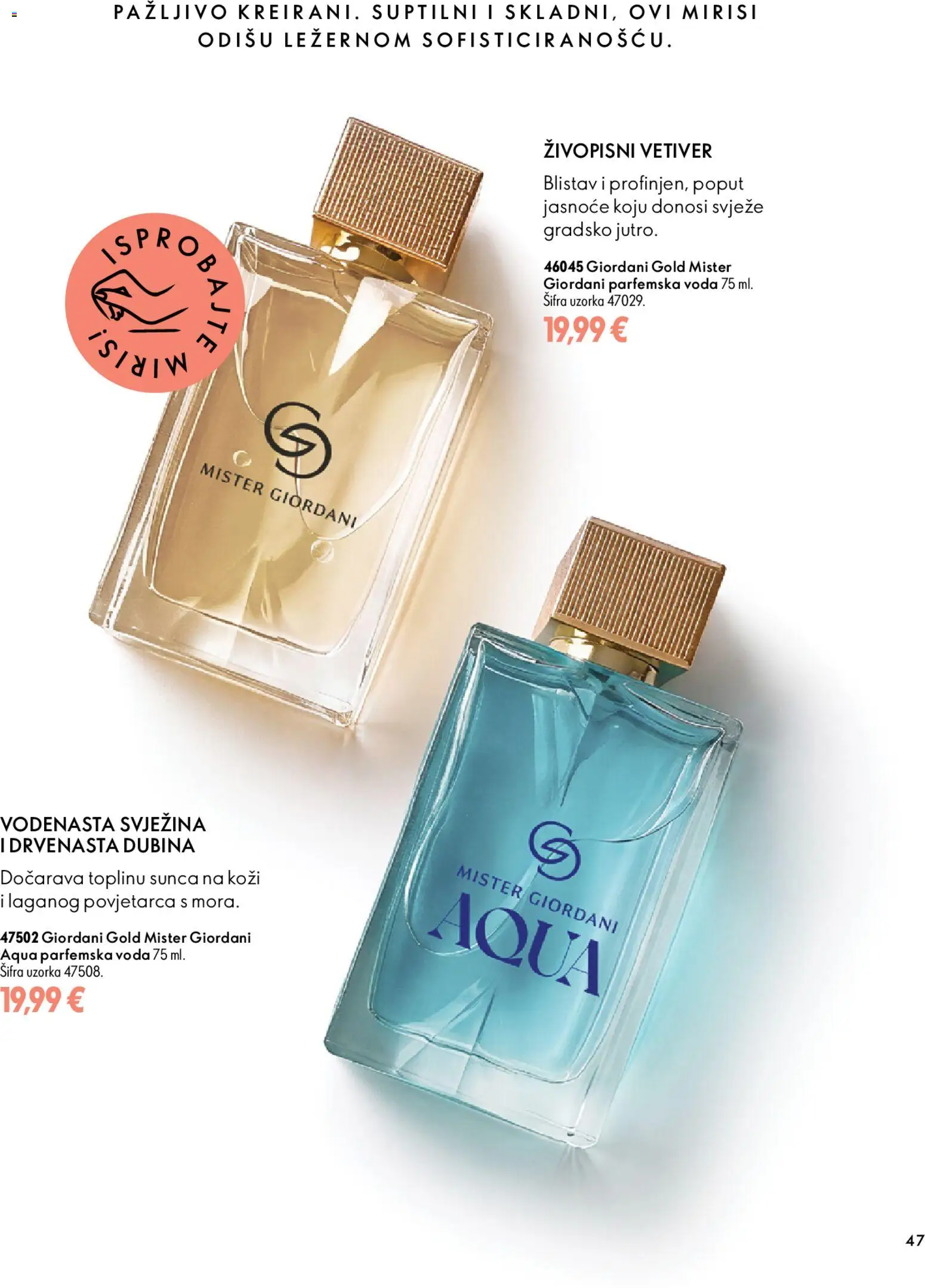 Oriflame katalog | vrijedi od 18.11.2026 | Stranica: 47 | Proizvodi: Miris, Voda