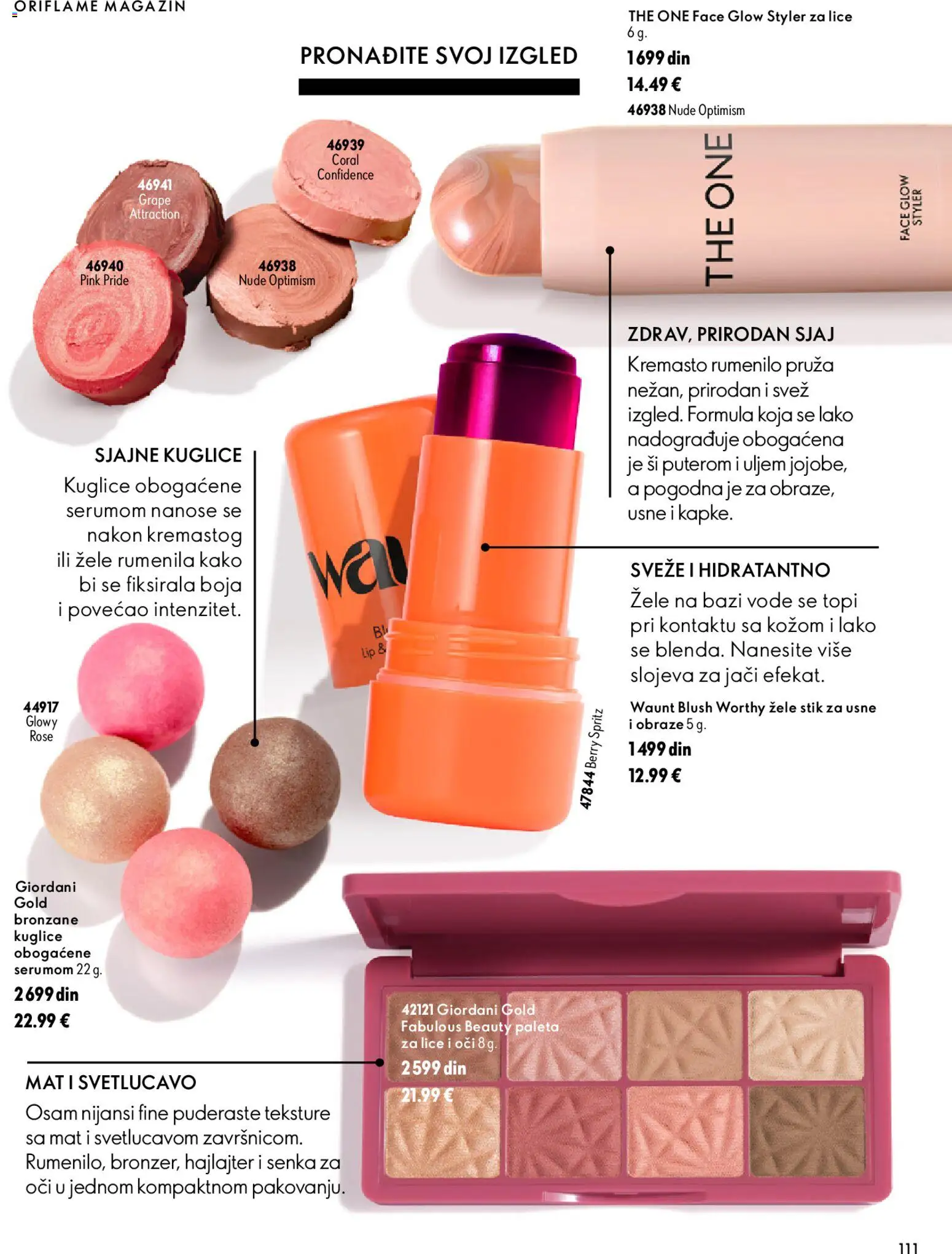 Oriflame katalog - važi od 07.10.2026 | Strana: 111 | Proizvode: Magazin, Rumenilo