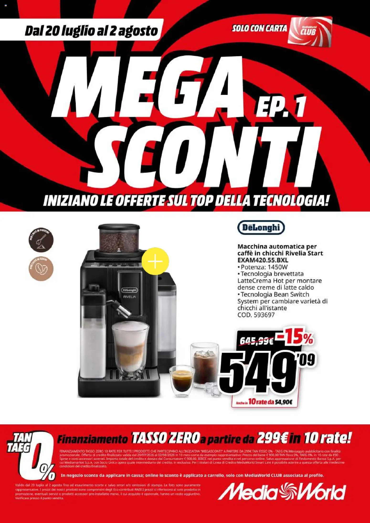 Volantino Media World del 20/07/2026 | Pagina: 60
