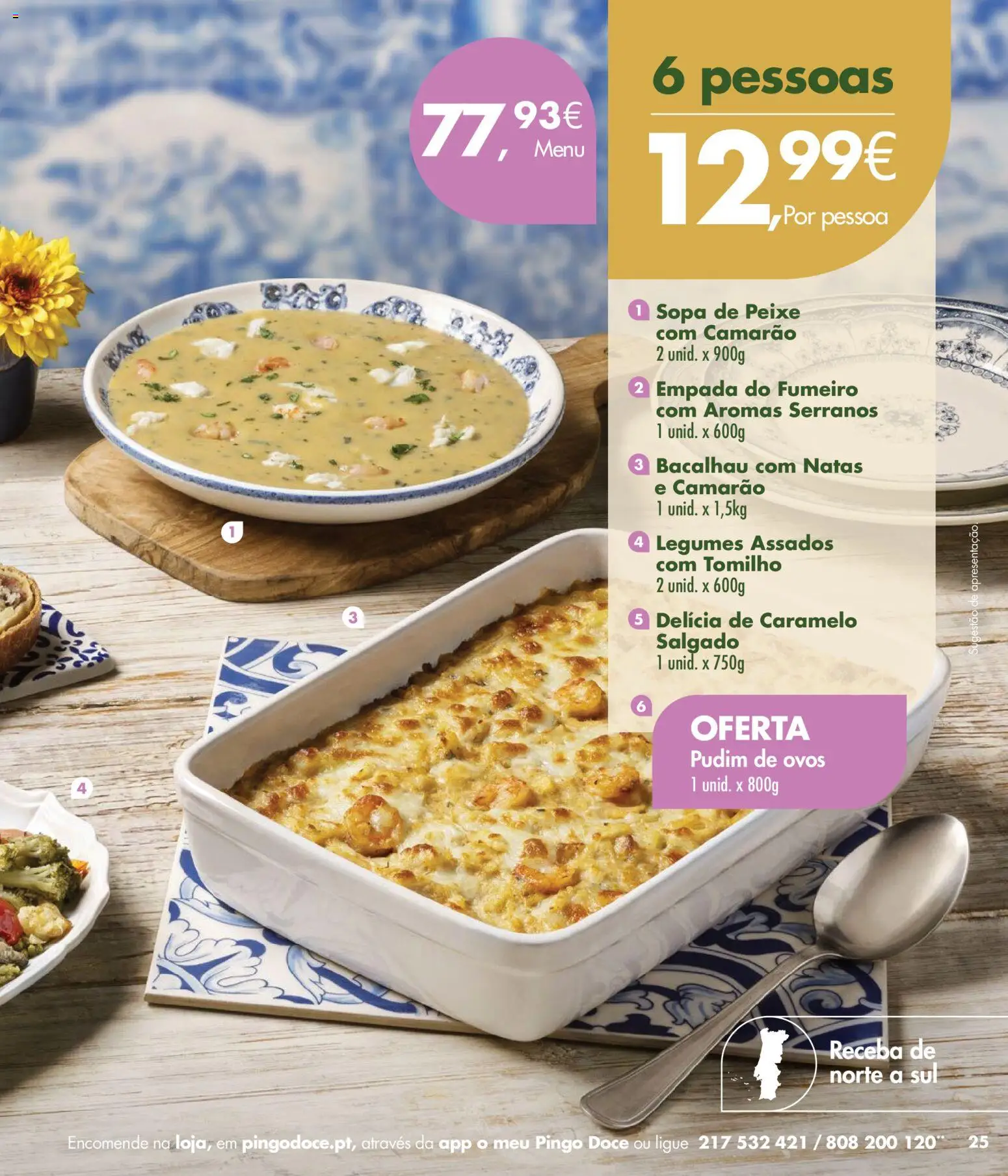 Pingo Doce Encomendas de Páscoa │ válido de 03.03.2026 | Página: 25 | Produtos: Bacalhau, Sopa, Ovos, Peixe