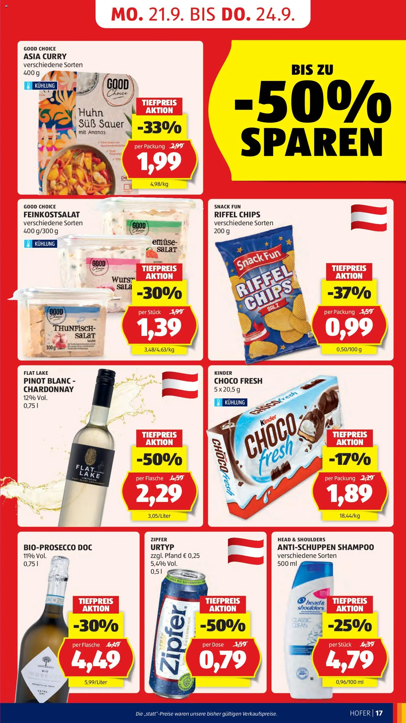 Hofer Flugblatt gültig ab 18.09.2026 | Seite: 21