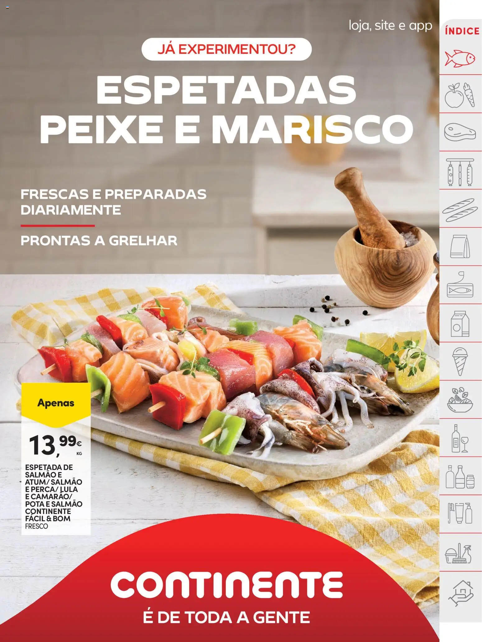 Continente folheto │ válido de 04/08/2026 | Página: 3 | Produtos: Salmão, Peixe