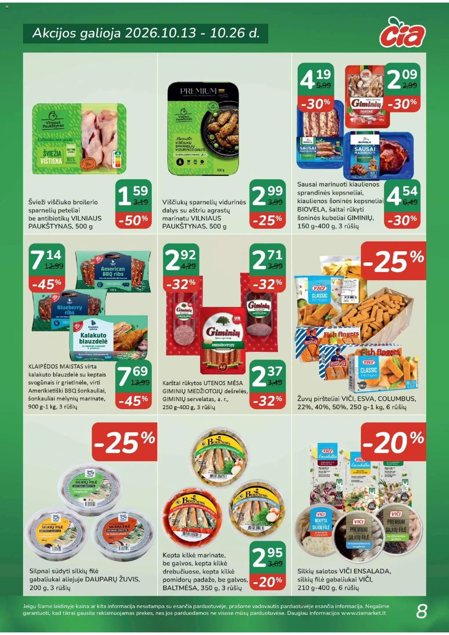 ČIA MARKET akcijos nuo 2026.10.13 | Puslapis: 8