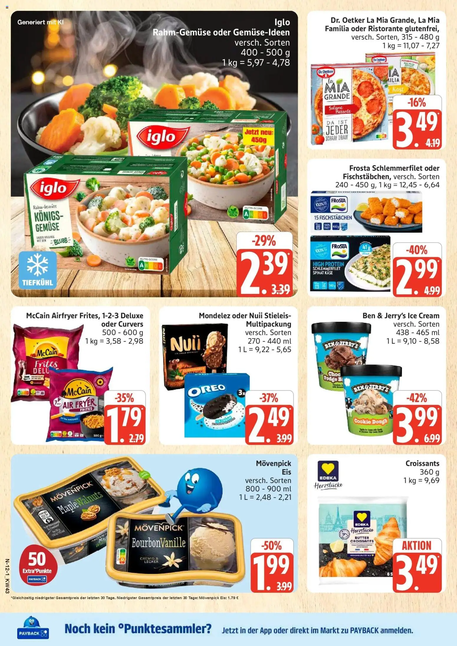 Marktkauf Prospekt Buxtehude (ab 19.10.2026) » Angebote online | Seite: 12 | Produkte: Käse, Movenpick eis, Fischstabchen, Eis