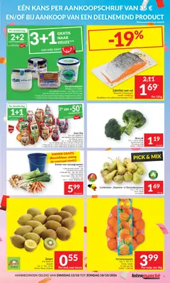 Broccoli, Cat.: 1 - Oorsp.: Spanje, Verpakt onder folie, Per stuk van 500g - Voorbeeld van een folder van Intermarché, geldig van 13/10/2026 | Pagina: 5