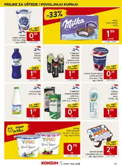 Konzum Katalog - Pregled kataloga iz trgovine Konzum, vrijedi od 21.10.2026 | Stranica: 23