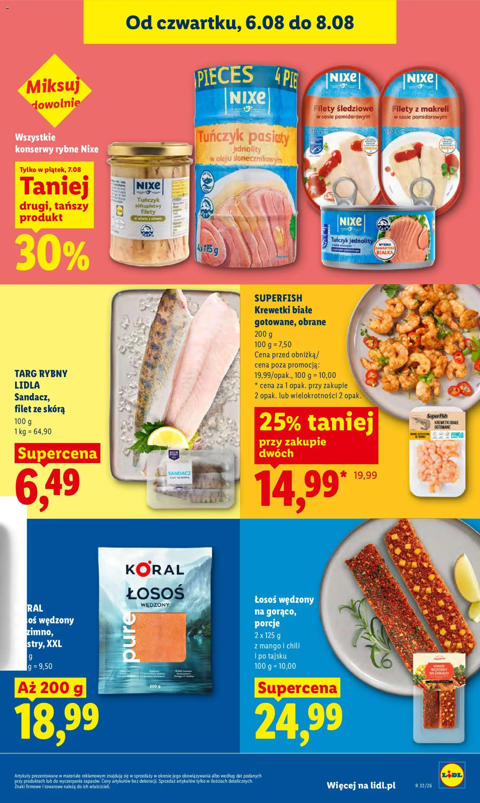 Lidl Polsko leták od 06.08.2026 | Strana: 65 | Produkty: Mango, Losos, Filet