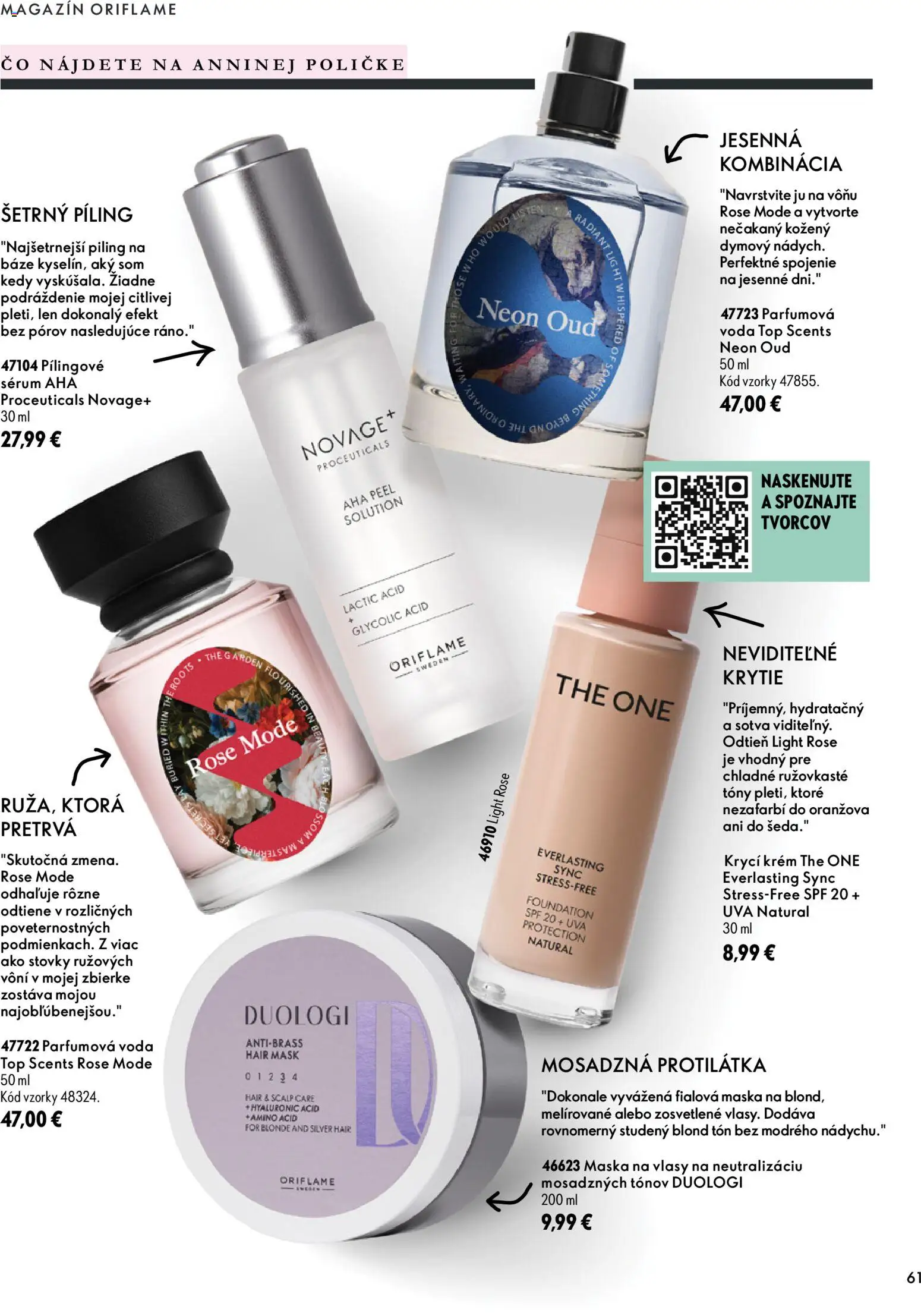 Nové Oriflame akcie – leták je platný od 30.09.2026 | Strana: 61 | Produkty: Rúž na pery, Ceruzka, Mango, Mocha