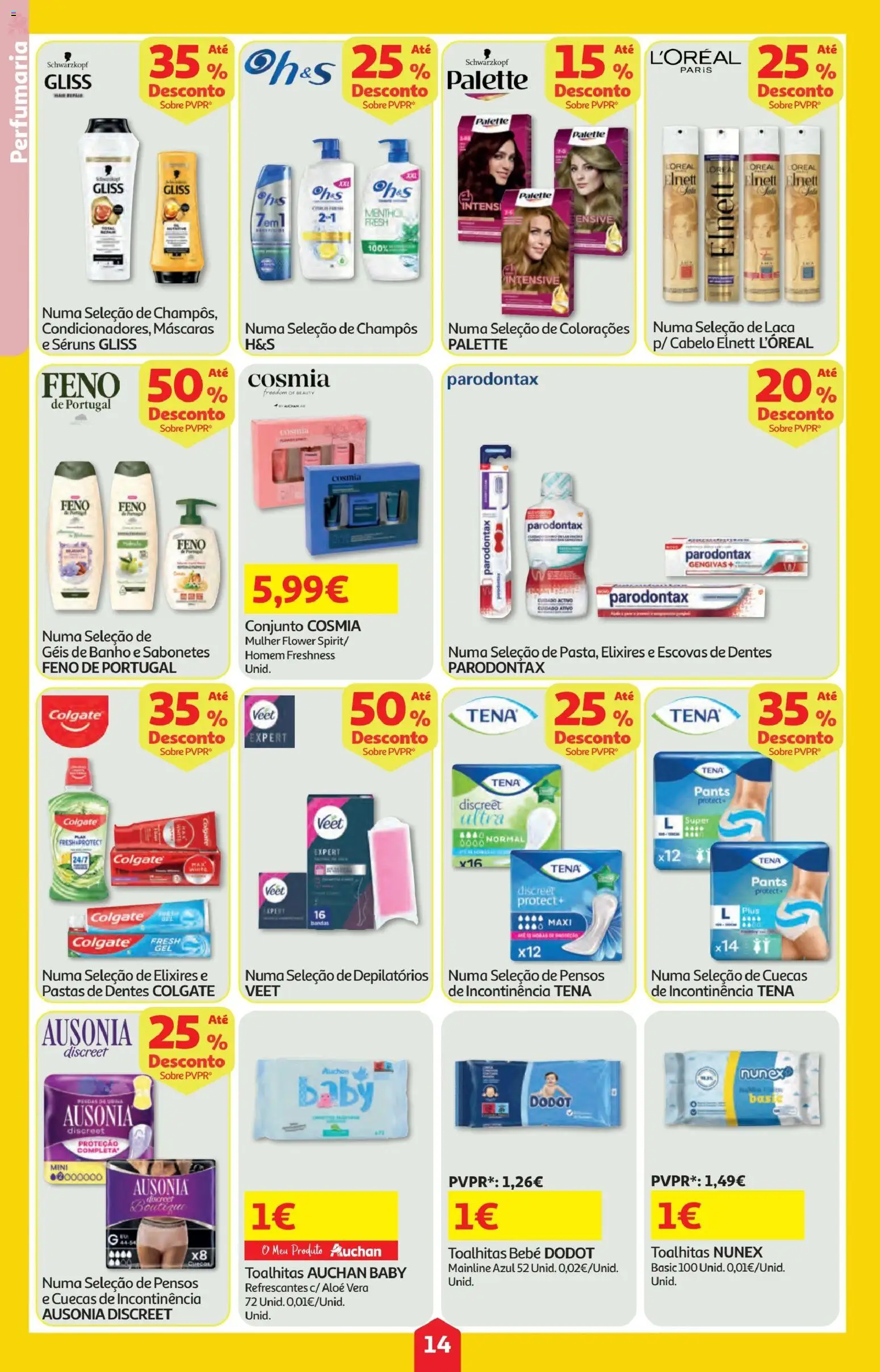 Minipreço folheto │ válido de 16.04.2026 | Página: 14 | Produtos: Banho, Cuecas