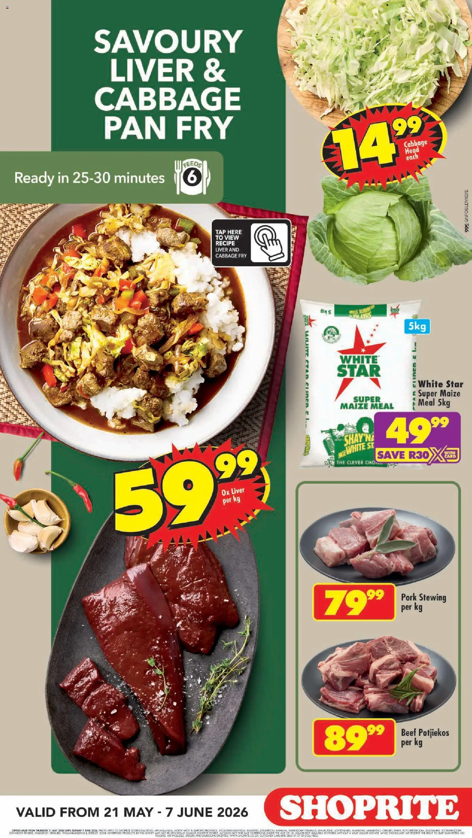 New Shoprite catalogue – valid from 21.05.2026 | Page: 6 | Products: Drone, Maize meal, Pork, Tap