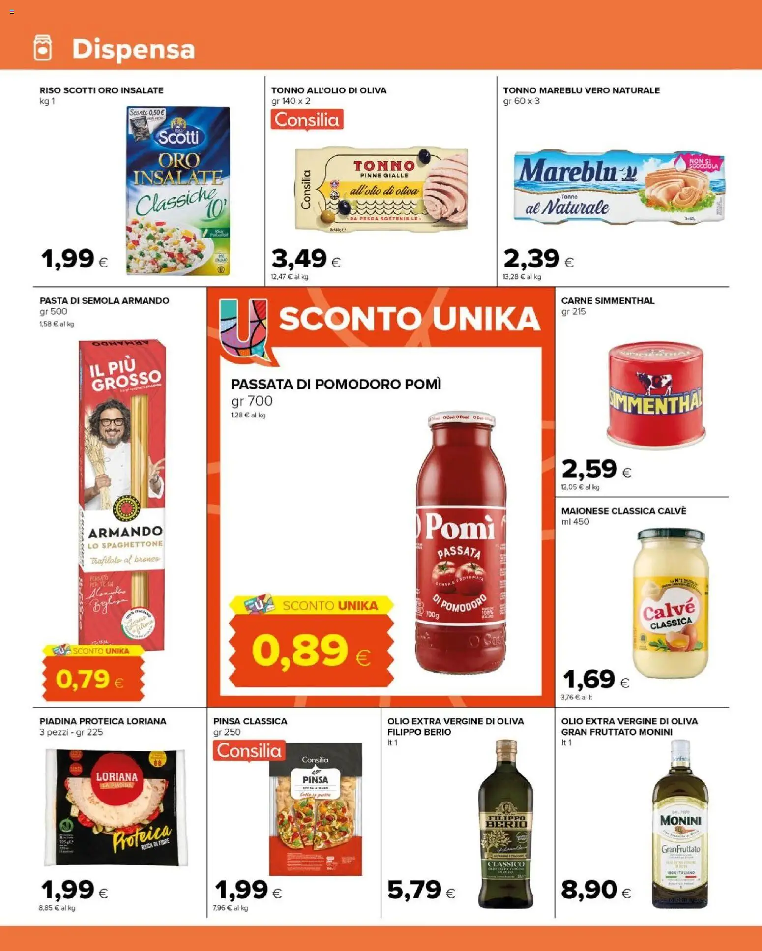 Volantino Tigre del 20.05.2026 | Pagina: 8 | Prodotti: Riso, Pomodoro, Pasta, Pesca