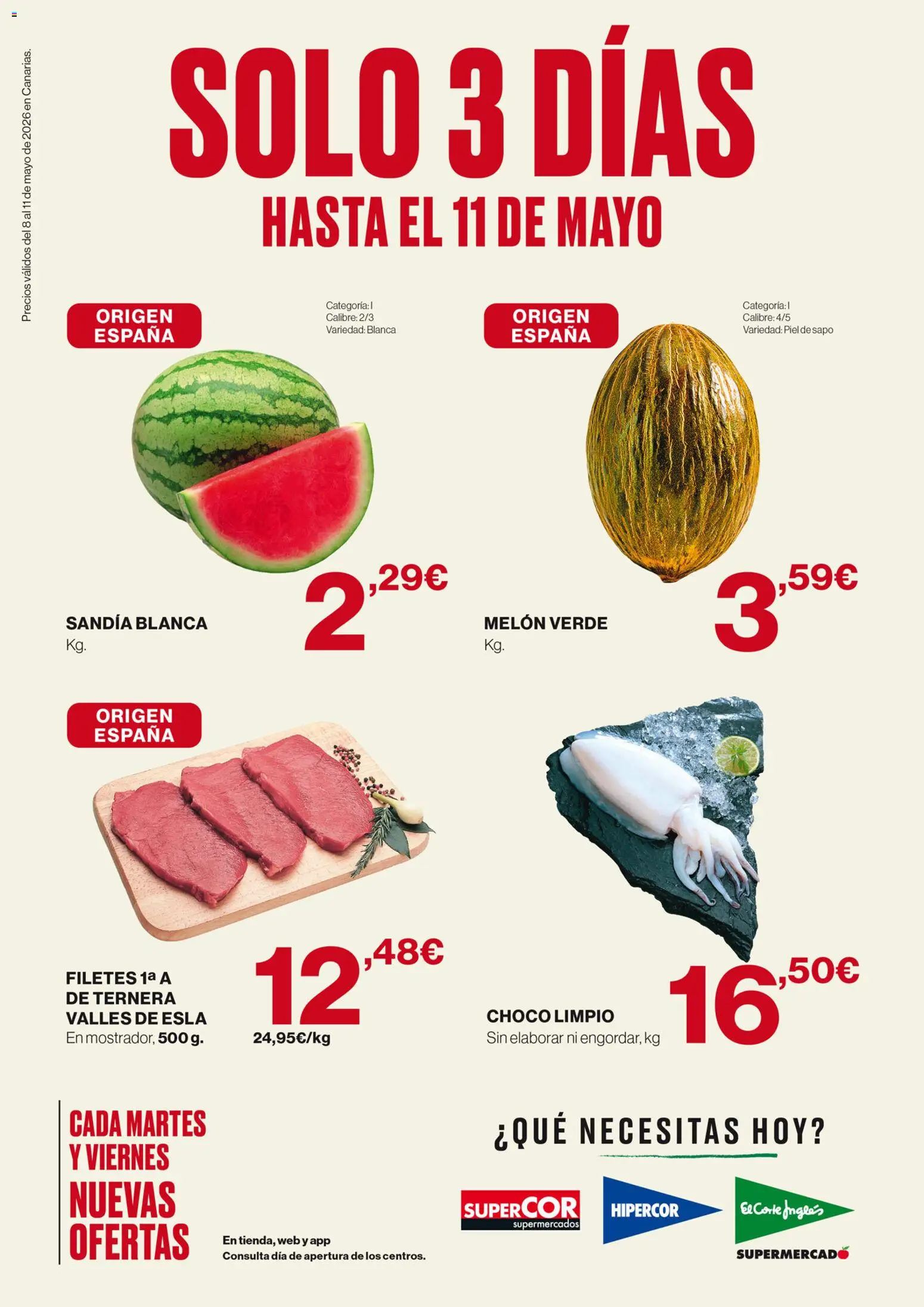 Supercor Canarias │ válido desde el 08.05.2026 | Página: 1 | Productos: Φορτιστής, Sandía