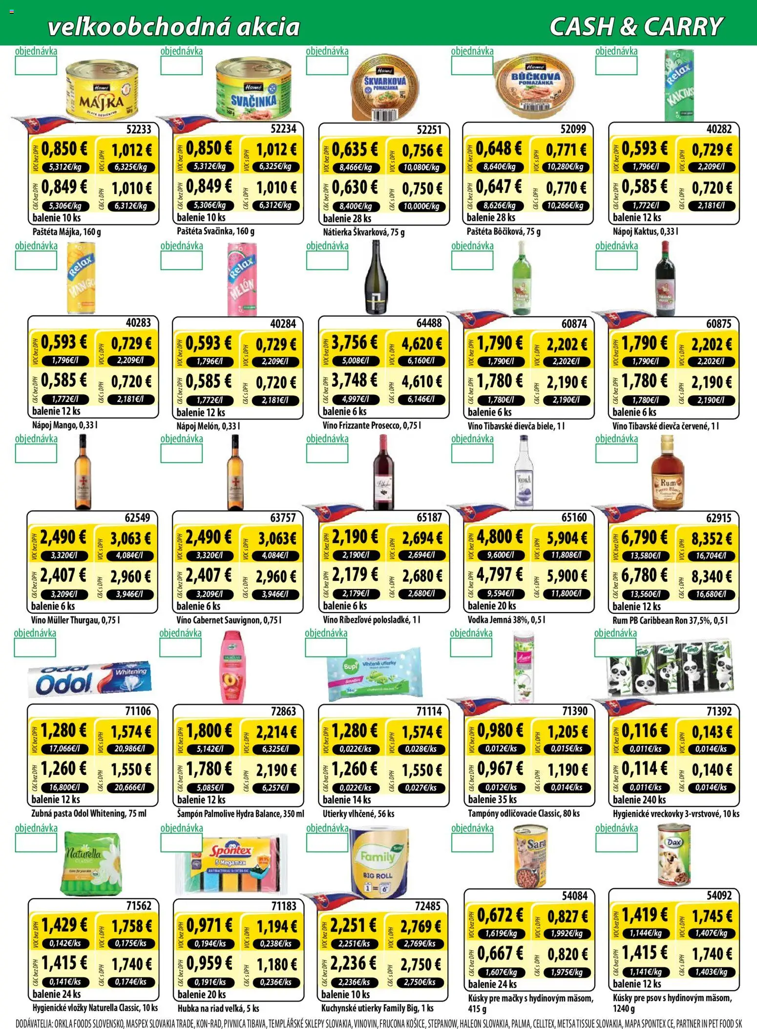 Nové Milk Agro akcie – leták je platný od 05.08.2026 | Strana: 7 | Produkty: Víno, Zubná pasta, Vodka, Rum