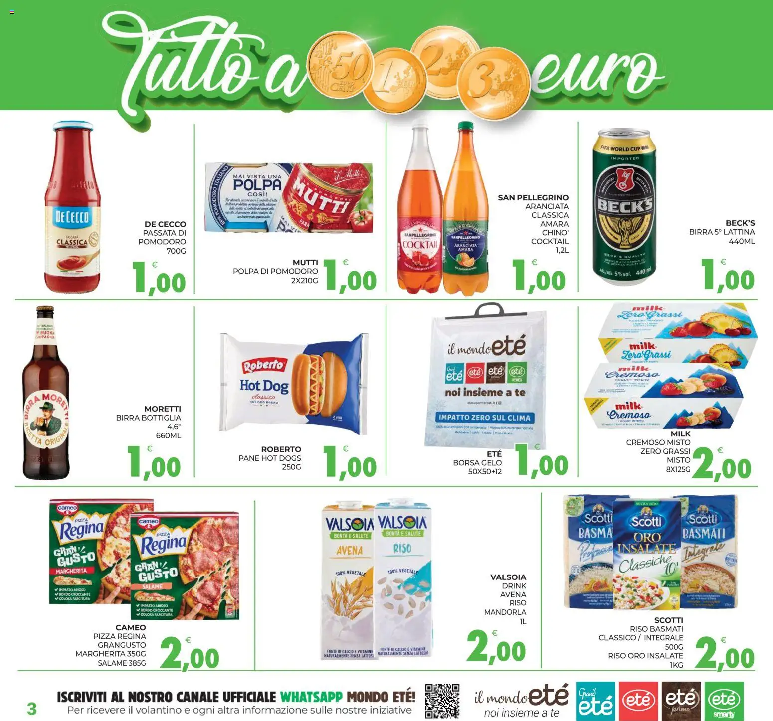Volantino Eté del 03/07/2026 | Pagina: 3 | Prodotti: Riso Basmati, Tè, Pomodoro, Borsa