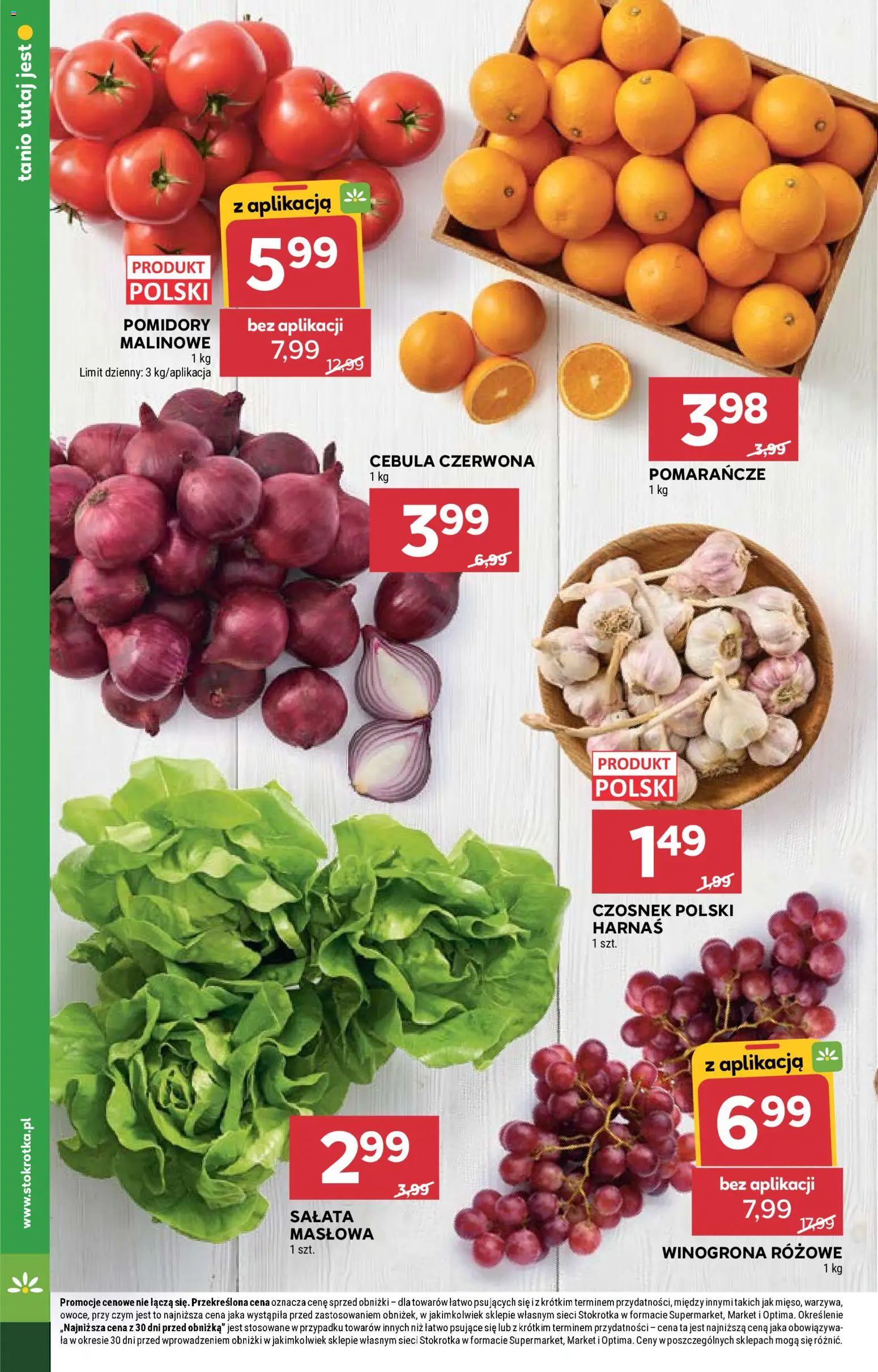 Stokrotka gazetka od 08.10.2026 | Strona: 12 | Produkty: Stokrotka, Harnaś, Pomarańcze, Pomidory
