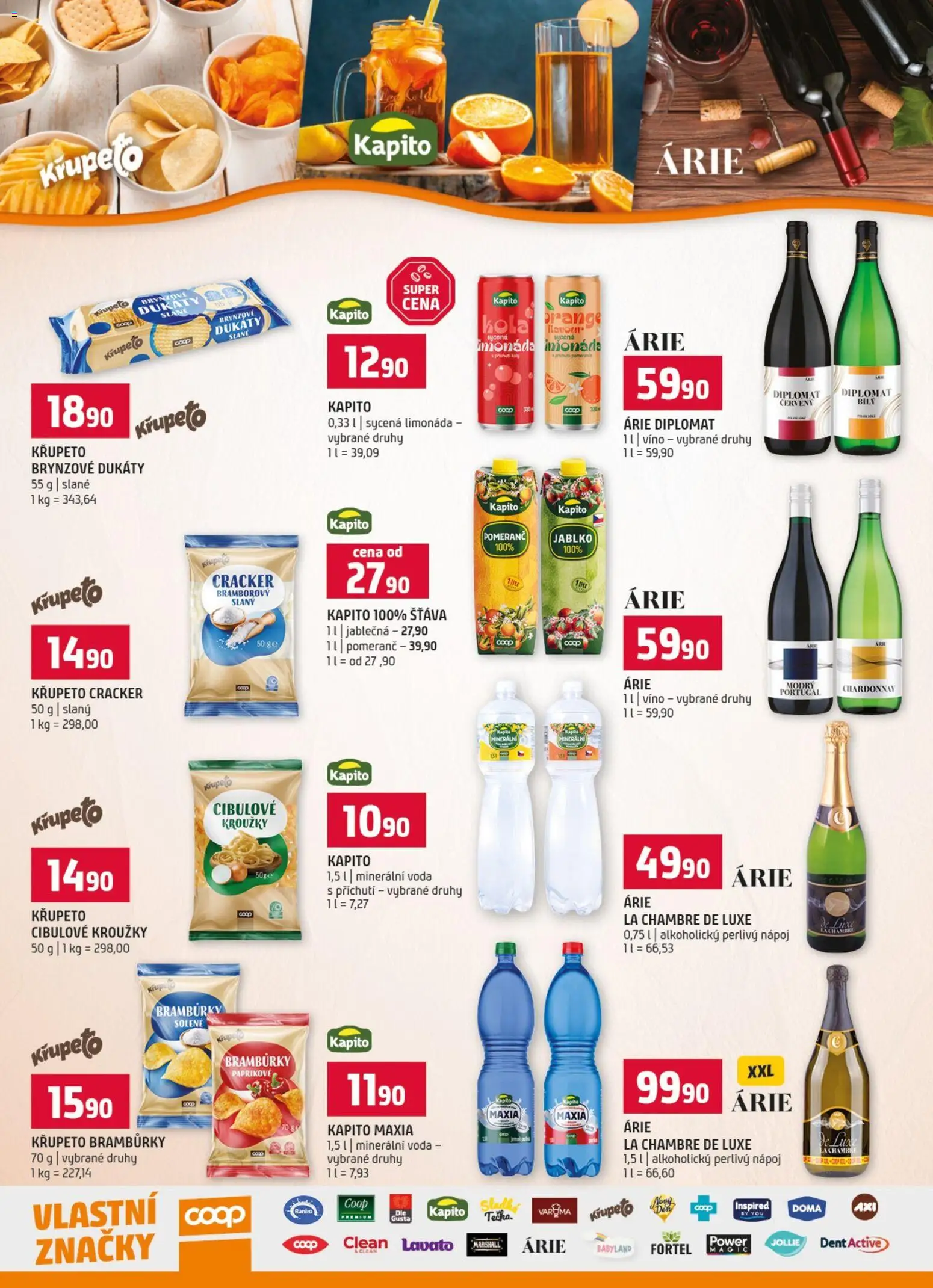 Terno leták od 29.07.2026 | Strana: 18 | Produkty: Voda, Pomeranče, Cibulové kroužky, Minerální voda