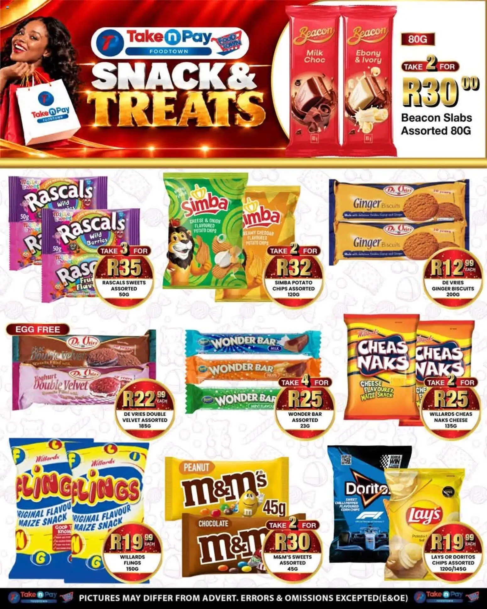New Take n Pay catalogue – valid from 12/10/2026 | Page: 14 | Products: Sweets, Yoghurt, Cheese, Biscuits