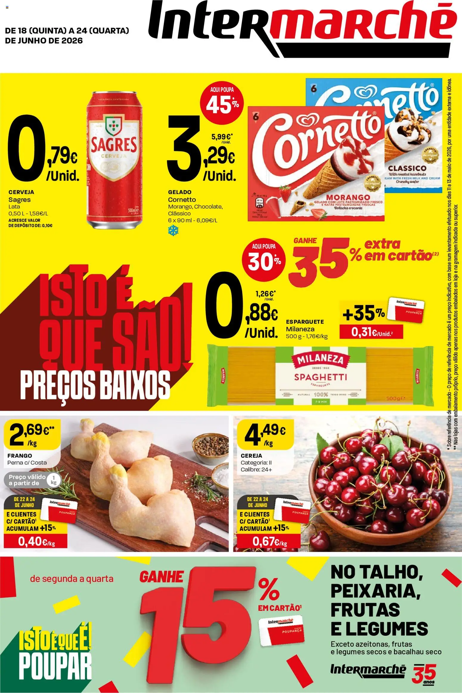 Intermarché folheto │ válido de 18.06.2026 | Página: 1