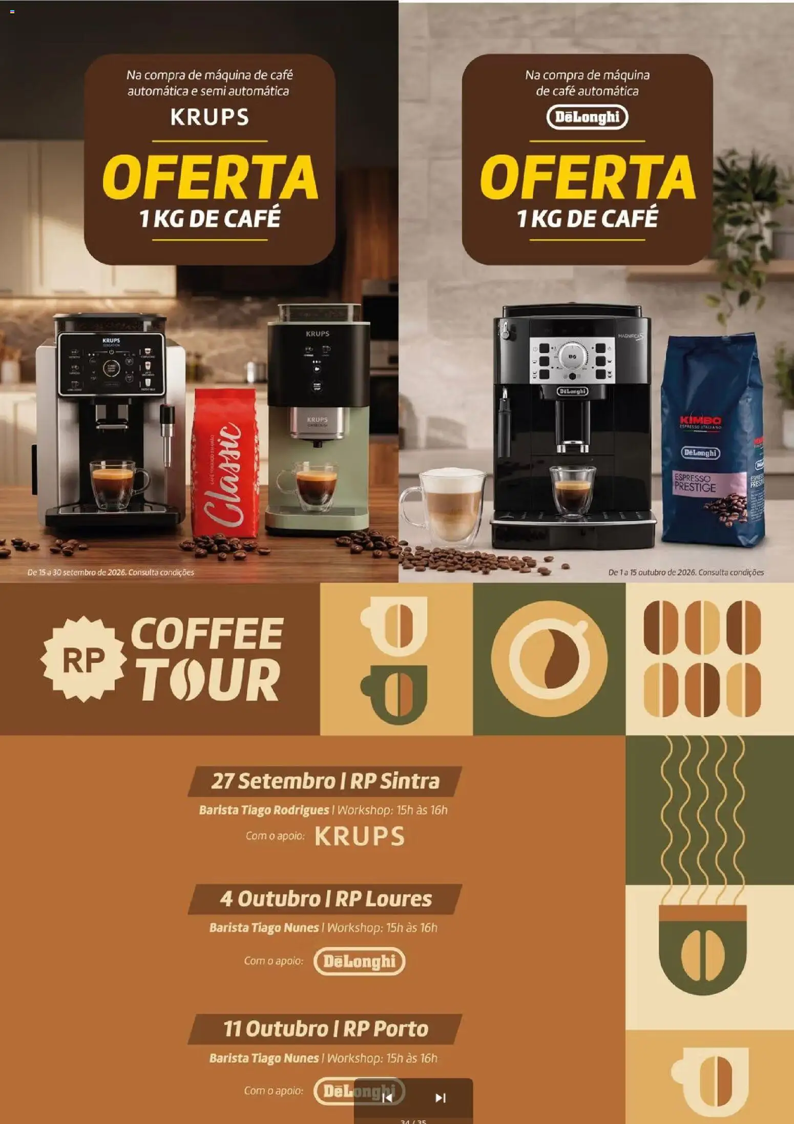 Radio Popular Especial Café │ válido de 15/09/2026 | Página: 35 | Produtos: Máquina de café, Café
