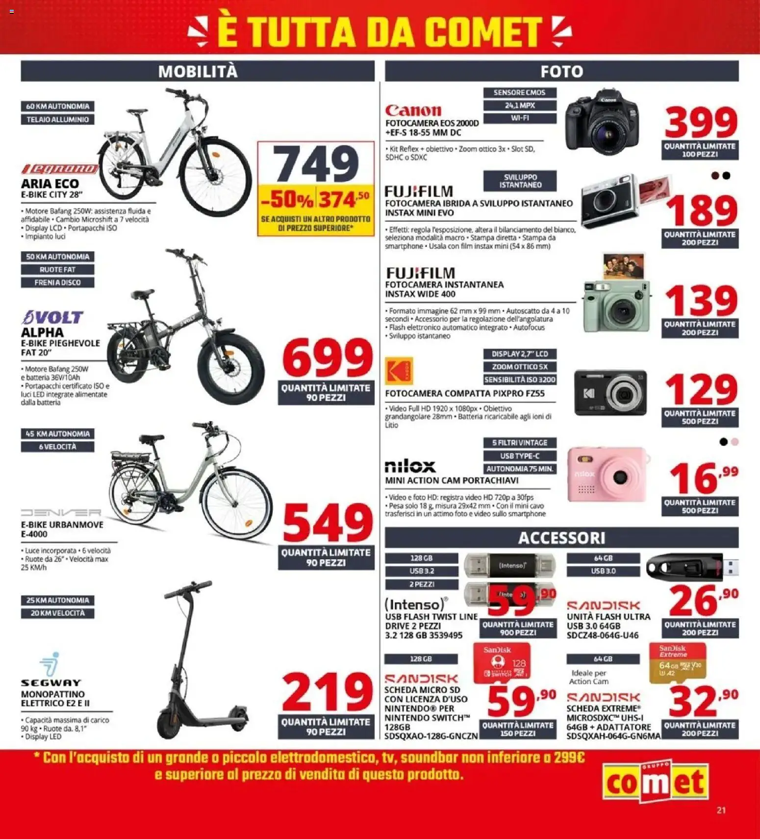 Nuovo Comet volantino dal 24/09/2026 > offerte anteprima 🛍️ | Pagina: 21 | Prodotti: Video, Fotocamera, Cavo, Alluminio