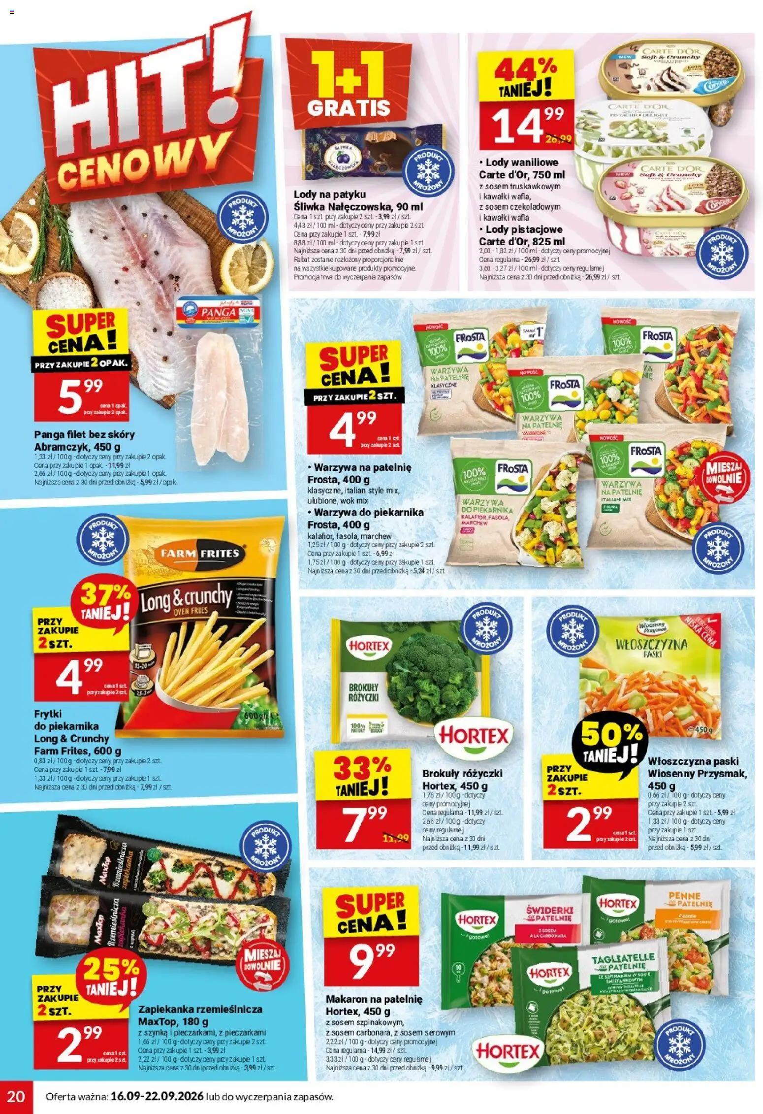 Twój Market gazetka od 16.09.2026 | Strona: 20 | Produkty: Włoszczyzna, Penne, Zapiekanka, Patelnie
