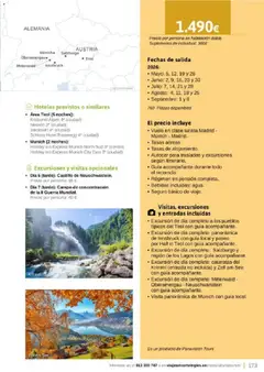 Vista previa Viajes El Corte Inglés Rutas Culturales de la Comunidad de Madrid válido desde el 01/04/2026 | Página: 173 | Productos: Col, Bebidas