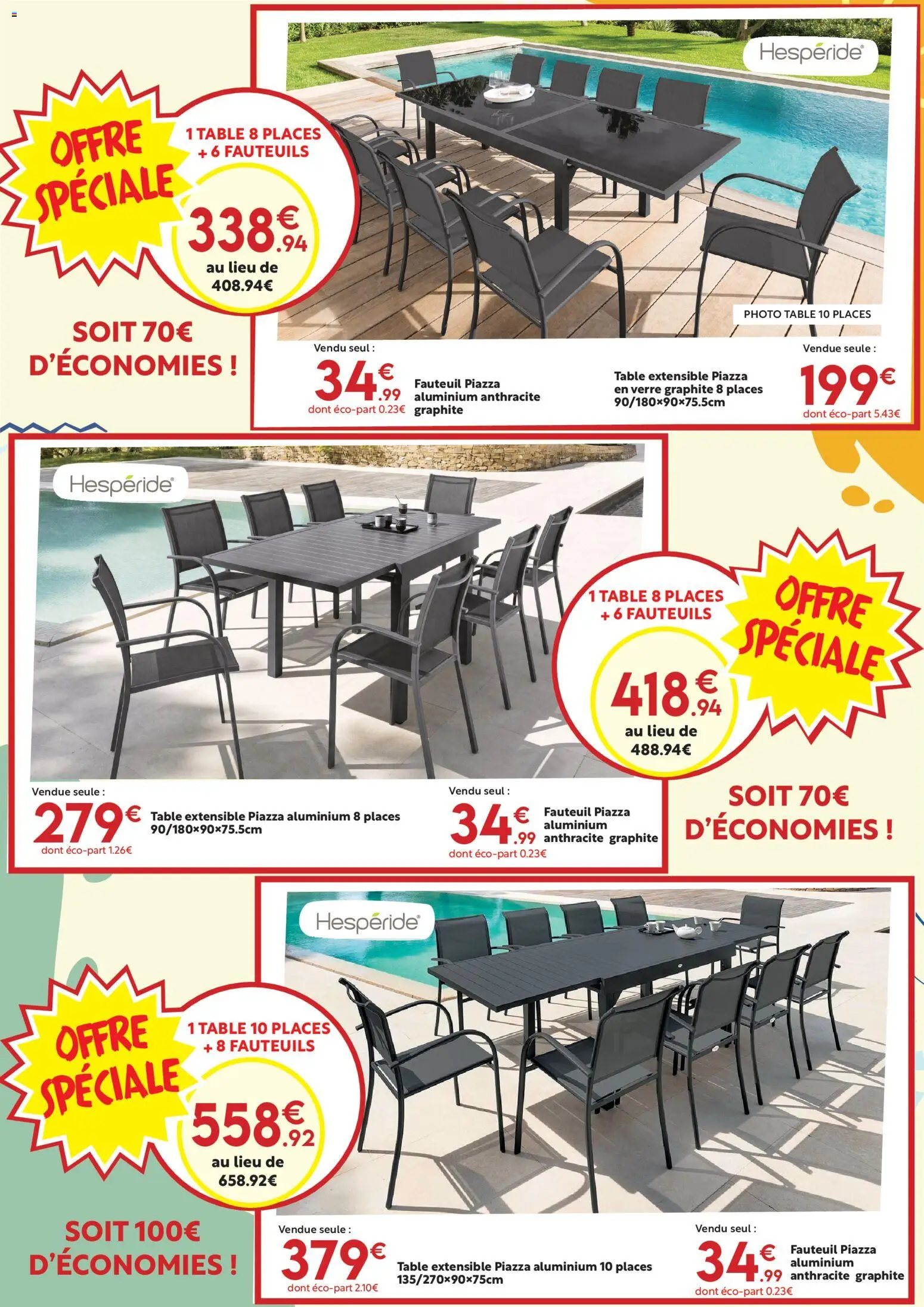 {H1} | Page: 8 | Produits: Table extensible, Fauteuil, Table