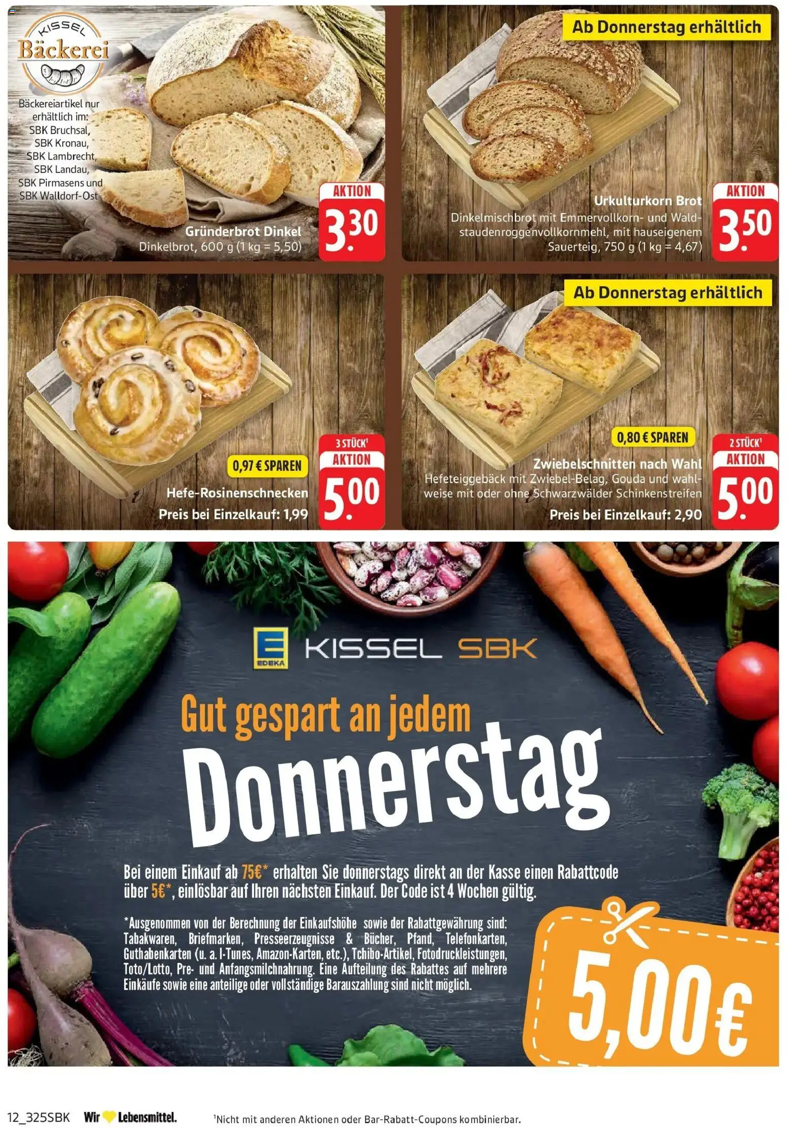 Edeka Prospekt Walldorf (ab 14.09.2026) » Angebote Online | Seite: 12 | Produkte: Bäckerei, Gouda, Brot