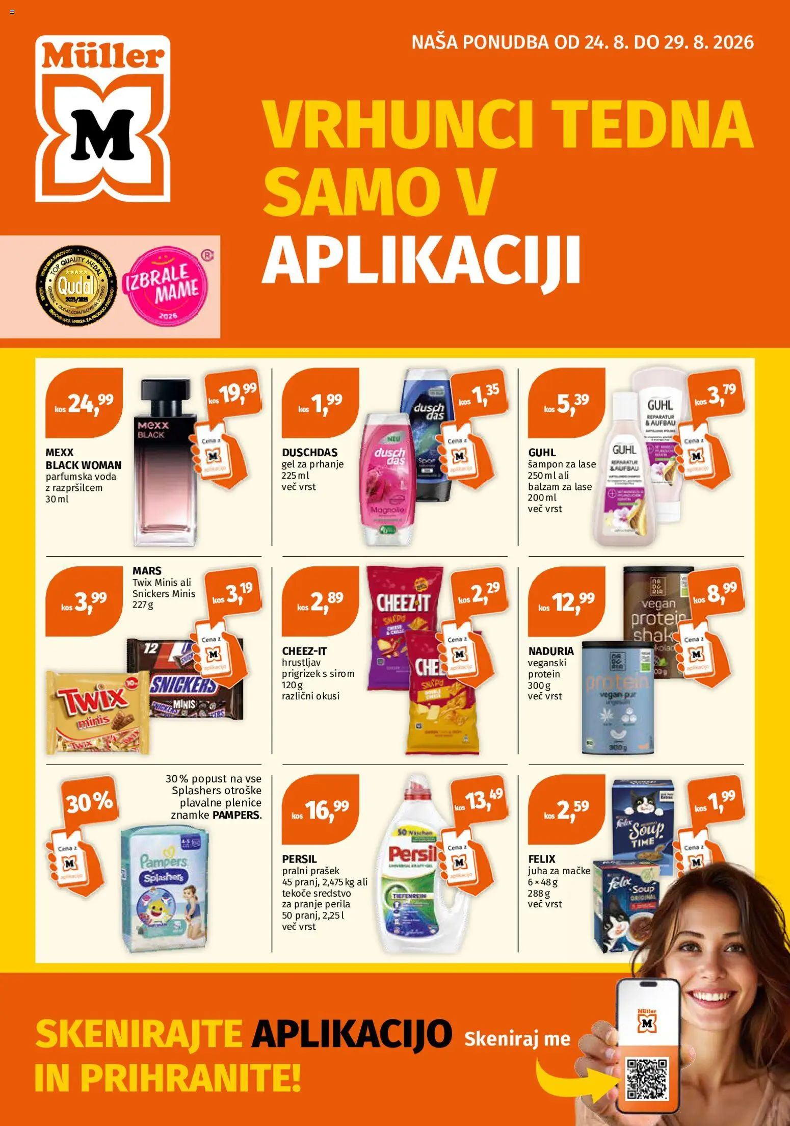 Novi Müller katalog ponudbe – veljaven od 24.08.2026 | Stran: 1