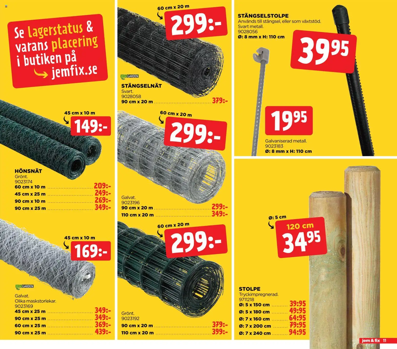 Jem & Fix reklamblad aktuell från 18.05.2026 | Sida: 11